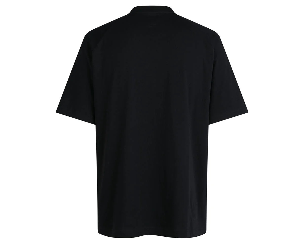 Rapha Men’s Cotton Logo T-Shirt (Black/White) (L)
